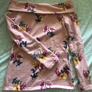 Off the shoulder shirt